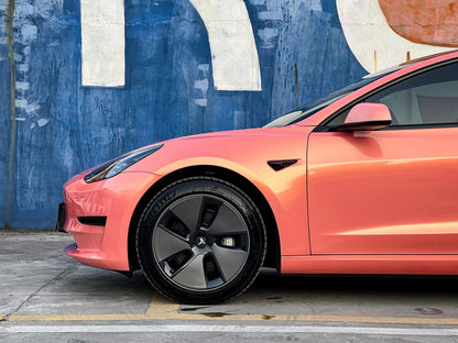 Veintone Magic Spectral Orange Vinyl Car Wrap | Iridescent Orange Chameleon Wrap | High-Gloss Magic Film