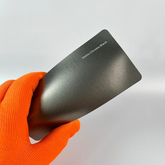 Veintone Matte Chrome Black Vinyl Car Wrap