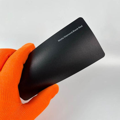 Veintone Matte Diamond Black Red Vinyl Car Wrap | Satin Crystal Finish | Dual-Tone Chameleon Auto Film