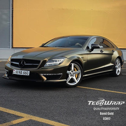 Veintone Matte Gold Brown Vinyl Car Wrap – Elegant Matte Finish with Gold-Brown Hue for Premium Automotive Styling