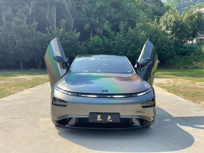 Veintone Matte Laser Black Vinyl Car Wrap – Sleek Matte Black Finish with Dynamic Laser Texture