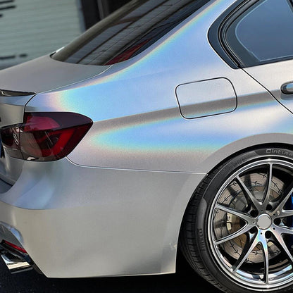 Veintone Matte Laser Silver Vinyl Car Wrap Sleek Matte Finish with Laser Silver Effect for Modern Vehicle Styling