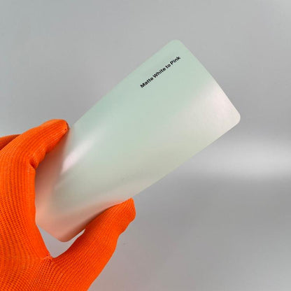 Veintone Matte White to Pink Vinyl Car Wrap – Dreamy Matte Color-Shift Wrap from Soft White to Romantic Pink