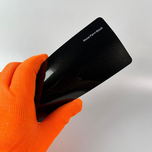 Veintone Metal Paint Black Vinyl Car Wrap | Gloss Metallic Paint-Like Wrap Film | Deep Black Mirror Finish