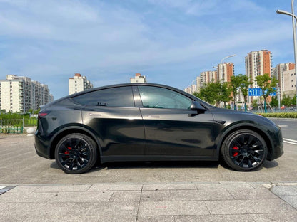 Veintone Metal Paint Black Vinyl Car Wrap | Gloss Metallic Paint-Like Wrap Film | Deep Black Mirror Finish