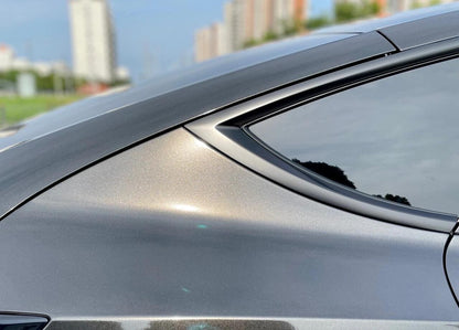 Veintone Metal Paint Black Vinyl Car Wrap | Gloss Metallic Paint-Like Wrap Film | Deep Black Mirror Finish