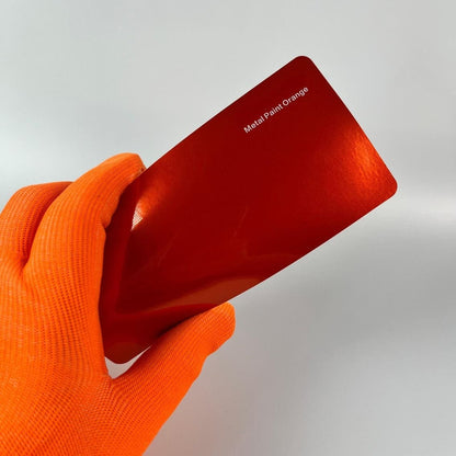 Veintone Metal Paint Orange Car Vinyl Wrap | High Gloss Metallic Color Change Film