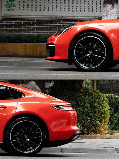 Veintone Metal Paint Orange Car Vinyl Wrap | High Gloss Metallic Color Change Film