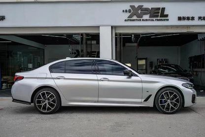 Veintone Metal Paint Silver Vinyl Car Wrap High Gloss Metallic Silver Wrap for Sleek & Professional Vehicle Finish