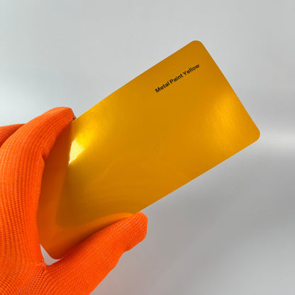 Veintone Metal Paint Yellow Vinyl Car Wrap | Gloss Metallic Paint-Look Wrap | Premium Bright Yellow Auto Film