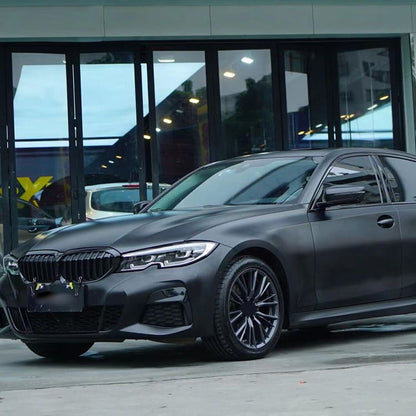 Veintone PET Matte Black Vinyl Car Wrap | Ultra-Durable Satin Black PET Wrap | Premium Stealth Finish Auto Film