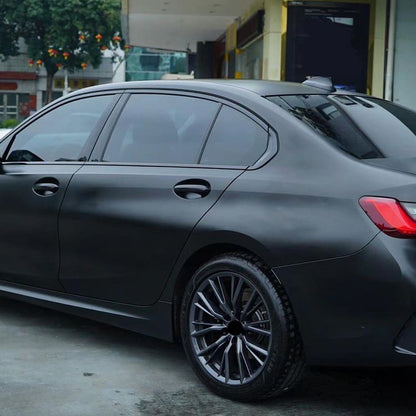Veintone PET Matte Black Vinyl Car Wrap | Ultra-Durable Satin Black PET Wrap | Premium Stealth Finish Auto Film