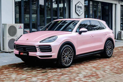 Veintone Pure Metal Cherry Pink Vinyl Car Wrap | Gloss Metallic Hot Pink Auto Wrap Film | High-Performance Wrap Material