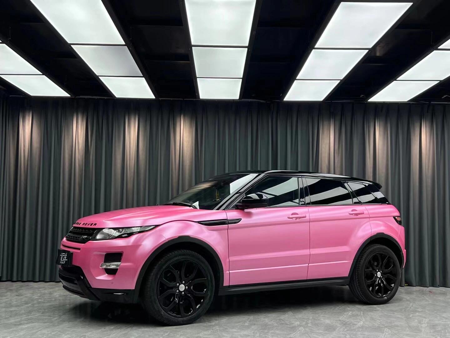 Veintone Pure Metal Conch Pink Vinyl Car Wrap | Soft Metallic Pearl Pink Auto Film | High-Gloss Premium Wrap