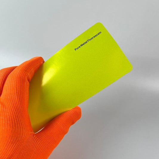 Veintone Pure Metal Fluorescein Vinyl Car Wrap | High-Gloss Metallic Neon Green Wrap | Premium Bright Fluorescent Auto Film