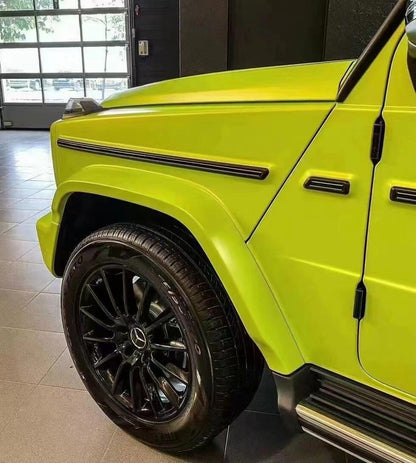 Veintone Pure Metal Fluorescein Vinyl Car Wrap | High-Gloss Metallic Neon Green Wrap | Premium Bright Fluorescent Auto Film