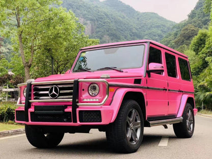 Veintone Pure Metal Princess Pink Vinyl Car Wrap | High Gloss Metallic Pink Auto Wrap | Premium Color Film