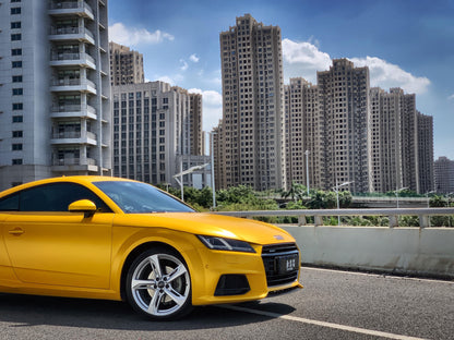 Veintone Pure Metal Yellow Vinyl Car Wrap | High Gloss Metallic Yellow Auto Film | Premium Paint-Like Wrap