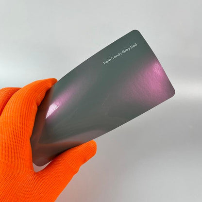 Veintone Twin Candy Grey Red Vinyl Car Wrap