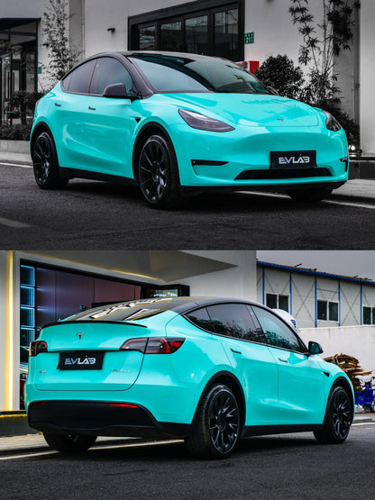 Veintone Sparkle Tiffany Vinyl Car Wrap Elegant Sparkling Tiffany Blue Vehicle Film for Premium Style & Protection