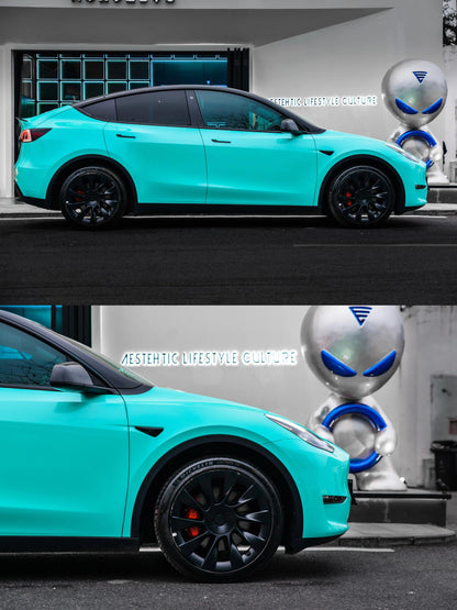 Veintone Sparkle Tiffany Vinyl Car Wrap Elegant Sparkling Tiffany Blue Vehicle Film for Premium Style & Protection