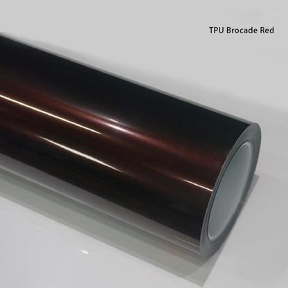 Veintone TPU Brocade Red Car Film PPF | Ultra-Gloss Luxury Red Paint Protection Film | Self-Healing TPU Wrap