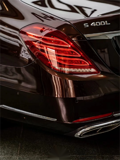 Veintone TPU Brocade Red Car Film PPF | Ultra-Gloss Luxury Red Paint Protection Film | Self-Healing TPU Wrap