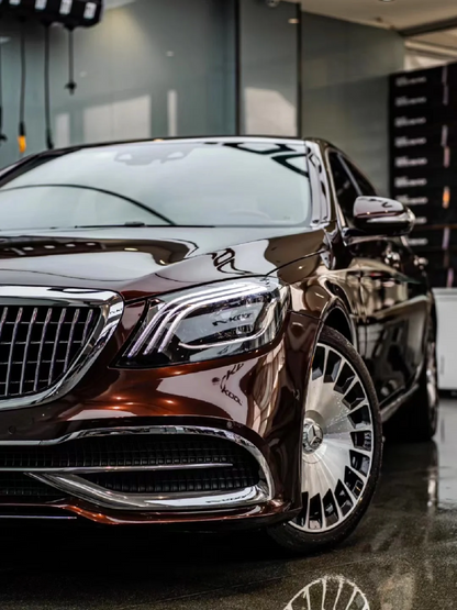 Veintone TPU Brocade Red Car Film PPF | Ultra-Gloss Luxury Red Paint Protection Film | Self-Healing TPU Wrap