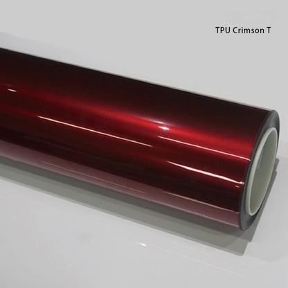Veintone TPU Crimson T Car Film PPF | Ultra-Gloss Self-Healing Crimson Red Paint Protection Film | Premium TPU Gloss Wrap