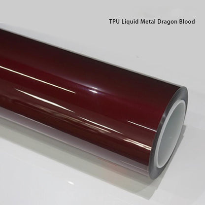 Veintone TPU Liquid Metal Dragon Blood Car Film PPF | Ultra-Gloss Self-Healing Metallic Red Paint Protection Film | Luxury TPU Blood Red Wrap