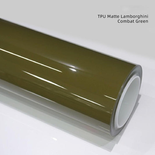 Veintone TPU Matte Lamborghini Combat Green Car Film PPF