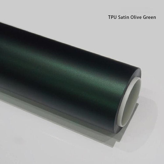 Veintone TPU Satin Olive Green Car Wrap