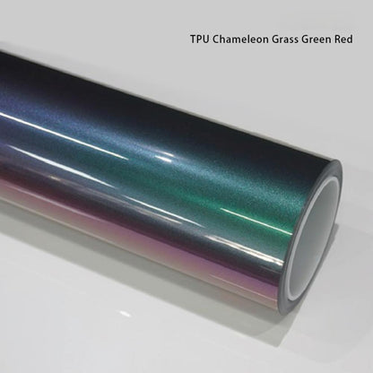 Veintone TPU Chameleon Grass Green Red Car Film PPF