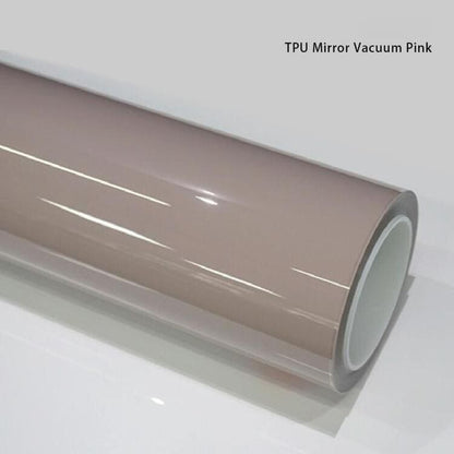Veintone TPU Mirror Vacuum Pink Car Film PPF| High Gloss TPU Mirror Pink Car Film