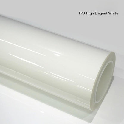 TPU High Elegant White Car Wrap and Car Film