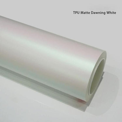 Veintone TPU Matte Dawning White Car Film PPF | Ultra-Matte Self-Healing White Paint Protection Film | Veintone Color PPF Series
