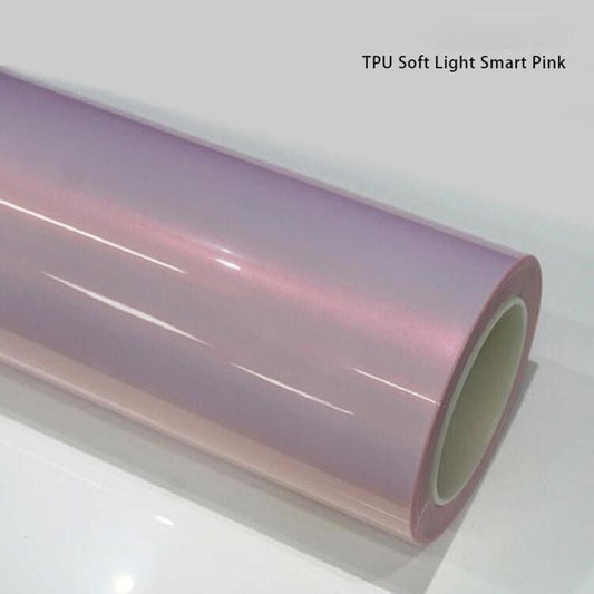 Veintone TPU oft Light Smart Pink Car Wrap | High-end TPU pink matte color change film