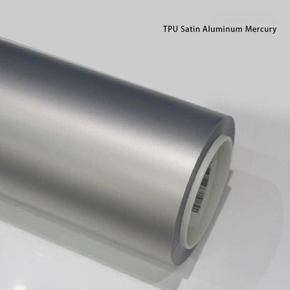 Veintone TPU Satin Aluminum Mercury Car Film PPF | Satin-Finish Self-Healing Silver Grey Paint Protection Film | Veintone Color PPF Series