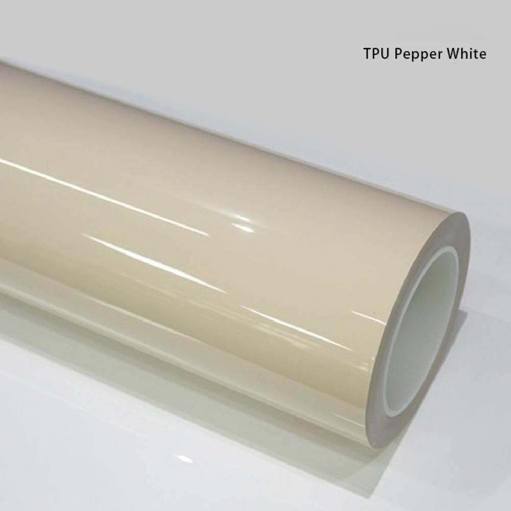 Veintone TPU Pepper White Car Wrap - High Performance Pearl White Car Wrap