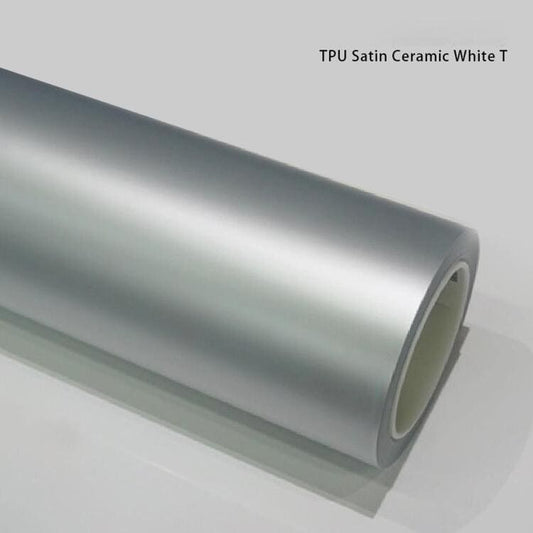 Veintone TPU Satin Ceramic White T Car Film PPF – Elegant Matte Protection with Advanced Paint Shield