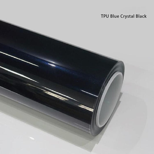 TPU Bule Crystal Black Car Wrap - Self-healing Crystal Black Car Wrap｜High-gloss matte available