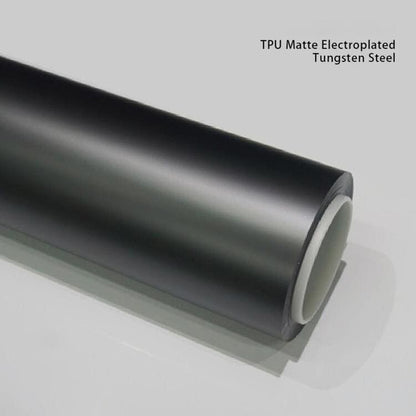 Veintone TPU Matte Electroplated Tungsten Steel Car Film PPF | Ultra-Matte Self-Healing Metallic Grey Wrap | Color PPF Series