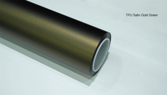 Veintone TPU Satin Gold Green Car Wrap