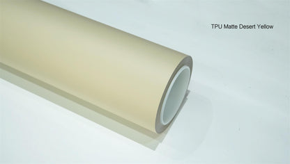 Veintone TPU Matte Desert Yellow Car Film PPF | Ultra-Matte Self-Healing Yellow Paint Protection Film | Veintone Color PPF Series