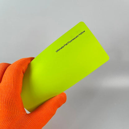 Veintone Ultimate Flat Fluorescein Yellow Vinyl Car Wrap | Matte Neon Yellow Wrap Film | Ultra-Bright Fluorescent Finish