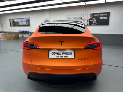 Veintone Ultimate Flat Orange Car Vinyl Wrap | Premium Matte Orange Color Change Wrap