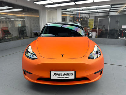 Veintone Ultimate Flat Orange Car Vinyl Wrap | Premium Matte Orange Color Change Wrap