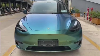 Veintone Glossy Chameleon Jungle Green Vinyl Car Wrap