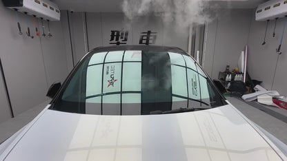 Veintone Glossy White to Gold Vinyl Car Wrap – Dynamic Color-Shifting Wrap from Pearl White to Radiant Gold