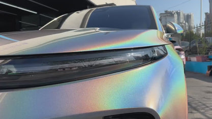 Veintone Matte Laser Silver Vinyl Car Wrap Sleek Matte Finish with Laser Silver Effect for Modern Vehicle Styling